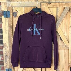 Calvin Klein Men's Maroon color Hoodie